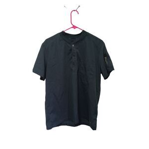 Advantage dark grey scrub button front by UA medium